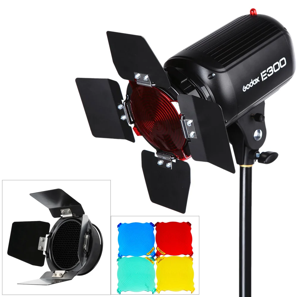 Godox E300 D 300 Вт Фотостудия Speedlite вспышка стробоскоп с триггером