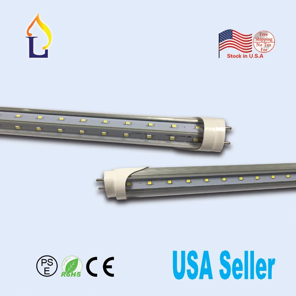 6 шт./лот T8 V форменная трубка свет 6ft 60 Вт G13/Fa8/R17D SMD2835 28LM/led флуоресцентная на замену
