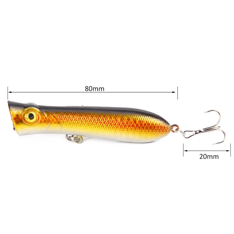 SEAPESCA Topwater Popper рыболовная приманка 80 мм 11 5 г Crankbaits Isca искусственные жесткие