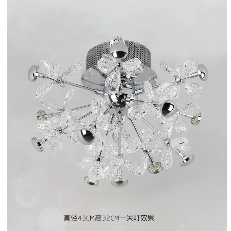 Бесплатная доставка современные светодиодные домашние хрустальные светильники