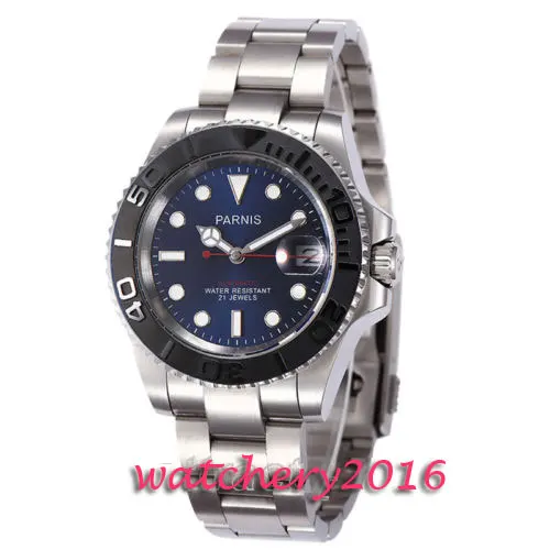 Мужские часы из нержавеющей стали с синим циферблатом 41 мм|watch brand|watch brand menwatch men |