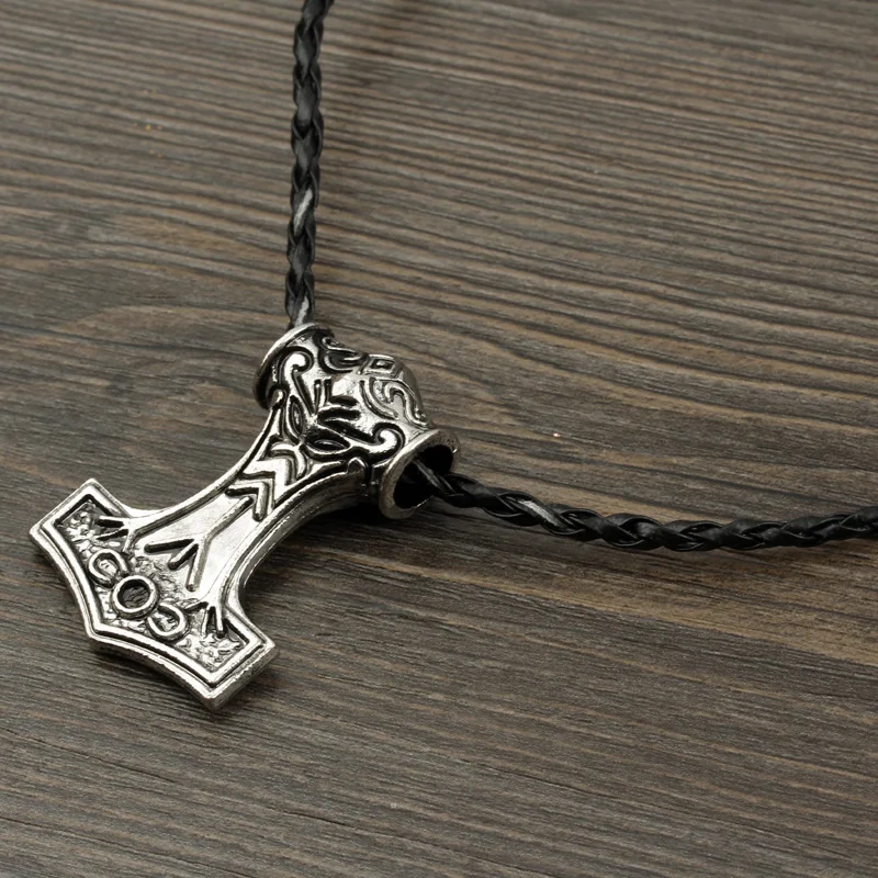 Прямая поставка 1 шт. неоготическое Норвежское ожерелье с якорем Mjolnir