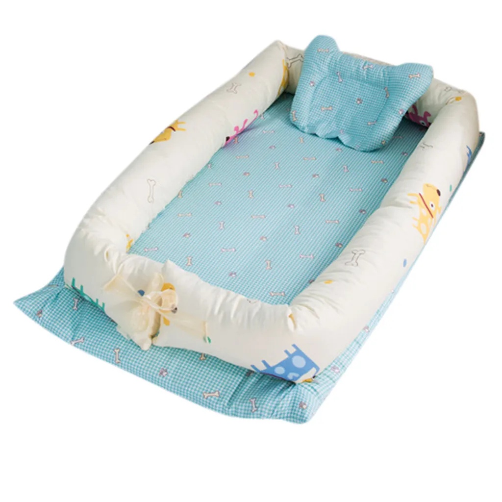 LONSANT Baby Bionic Nest кровать 2020 мультфильм милый Новорожденный ребенок складной анти