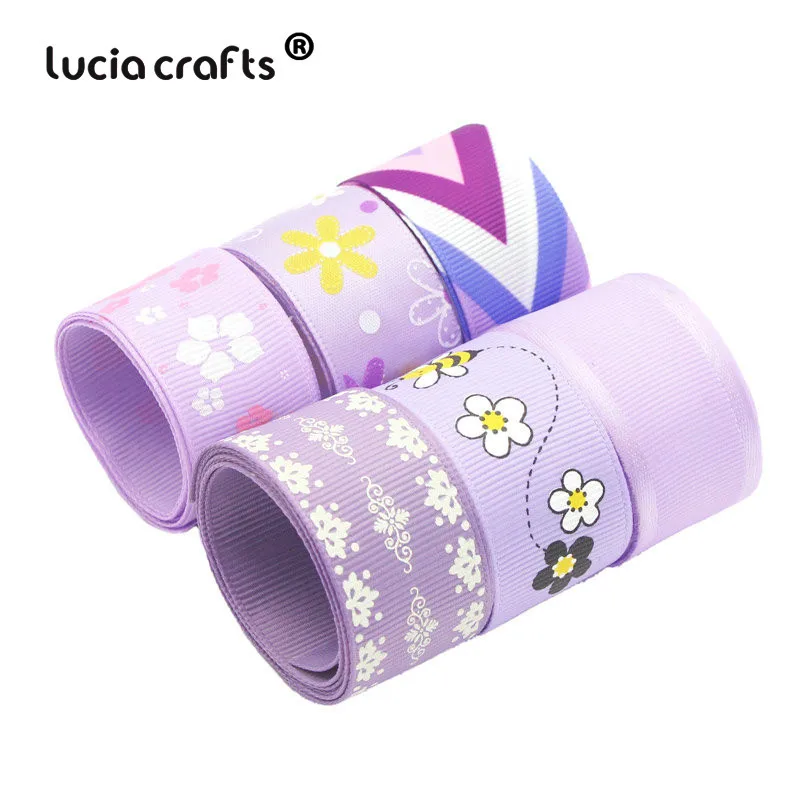 040054288 Style13 6y Lucia crafts 6 ярдов много вариантов печатные корсажные ленты лук Ремесло DIY Швейные материалы ручной работы аксессуары S0309 - Цвет: 040054288 Style13 6y