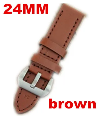 Ремешок для часов ручной работы из натуральной коровьей кожи 10 шт./лот 24 мм