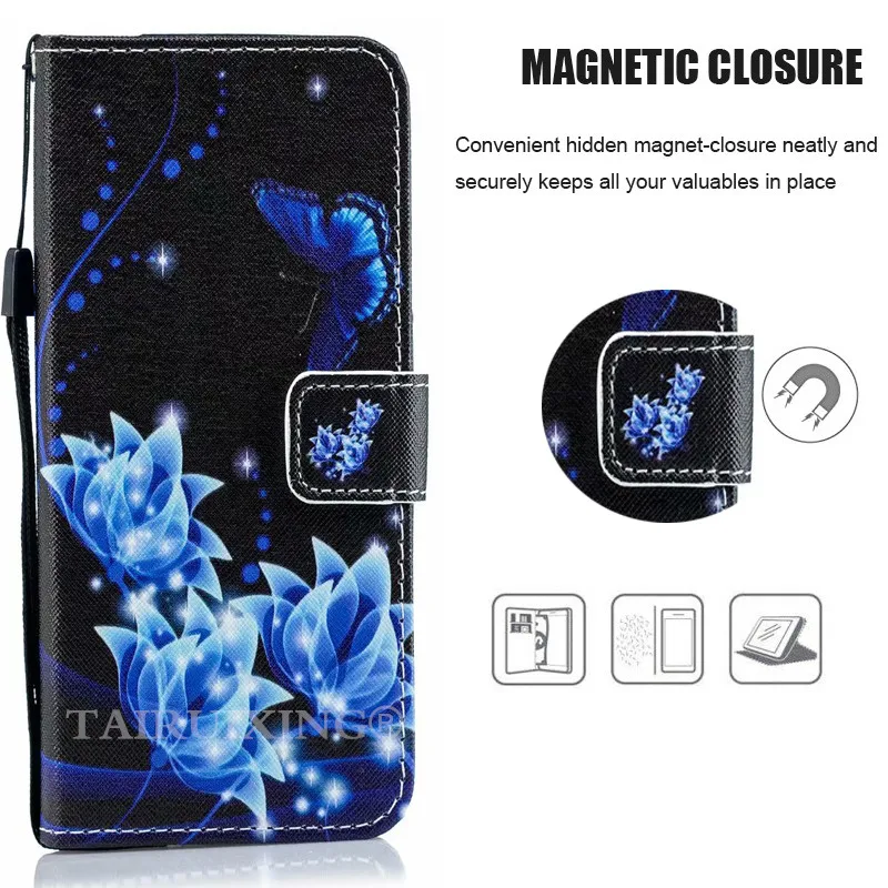 Чехол-книжка из искусственной кожи с рисунком морфио для Samsung Galaxy S3 S4 S5 Mini S6 S7 Edge S8