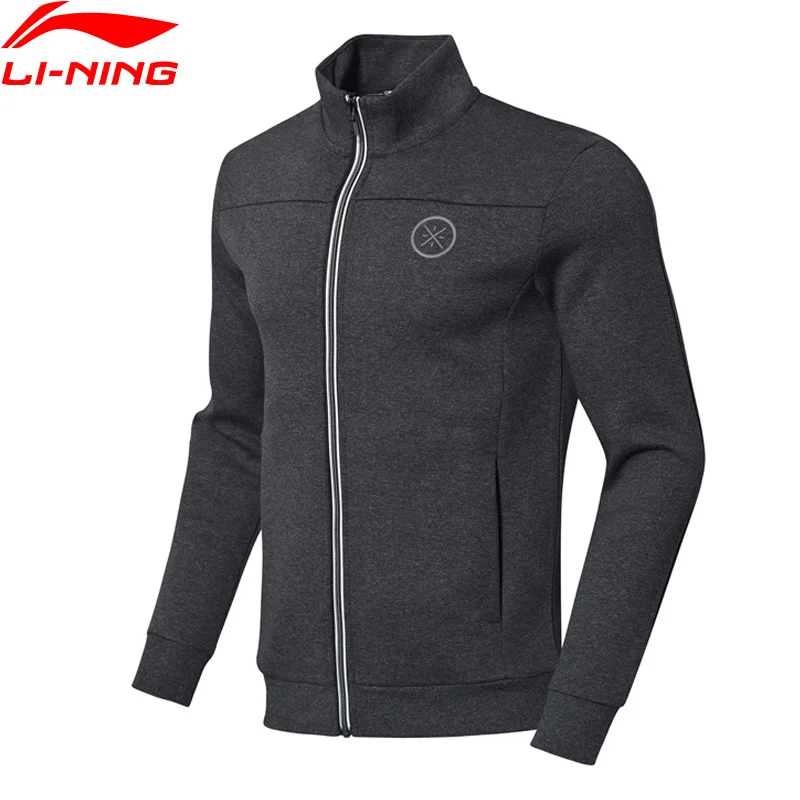 Свитер серии Li-Ning с капюшоном Стандартный крой из 66% полиэстера 34% хлопка на