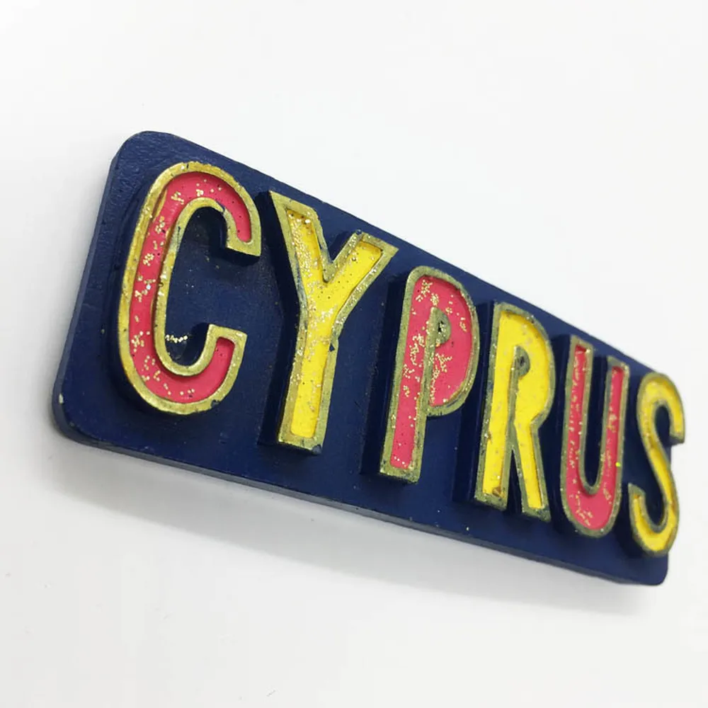 BABELEMI 1pcs Creative Letters Cyprus Travel Souvenirs Fridge Magnet Souvenir Refrigerator Magnets Home Decor | Дом и сад