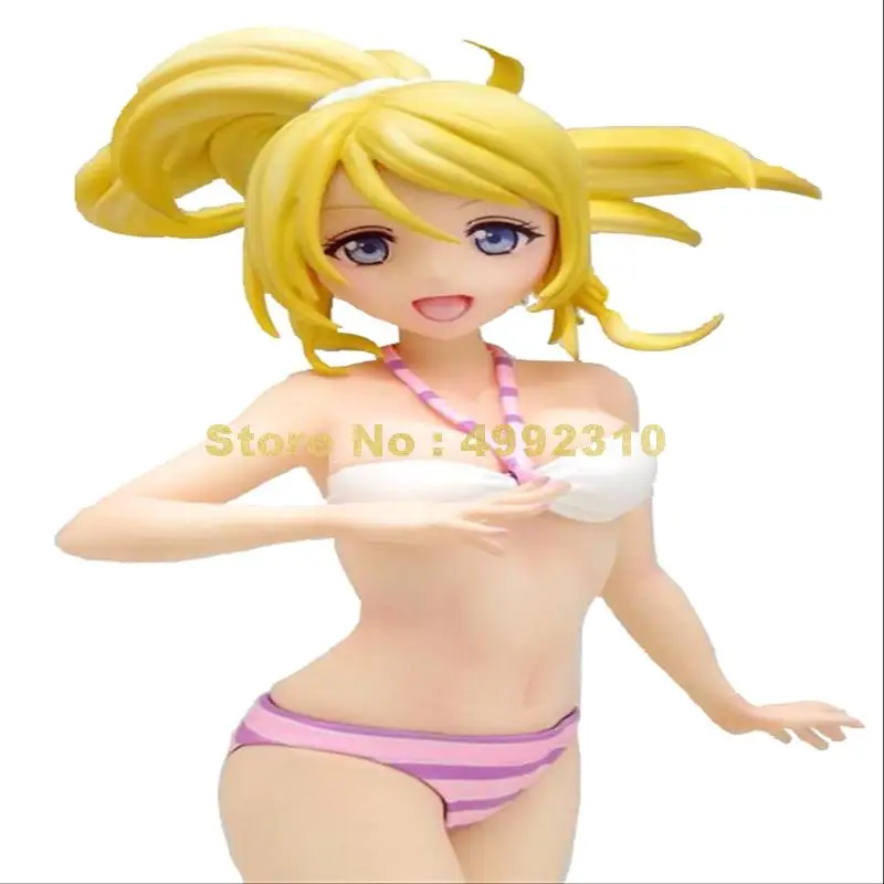 Аниме пляж Королева Любовь live! Eli ayase купальник ver. 1/10 ПВХ фигурка Коллекционная