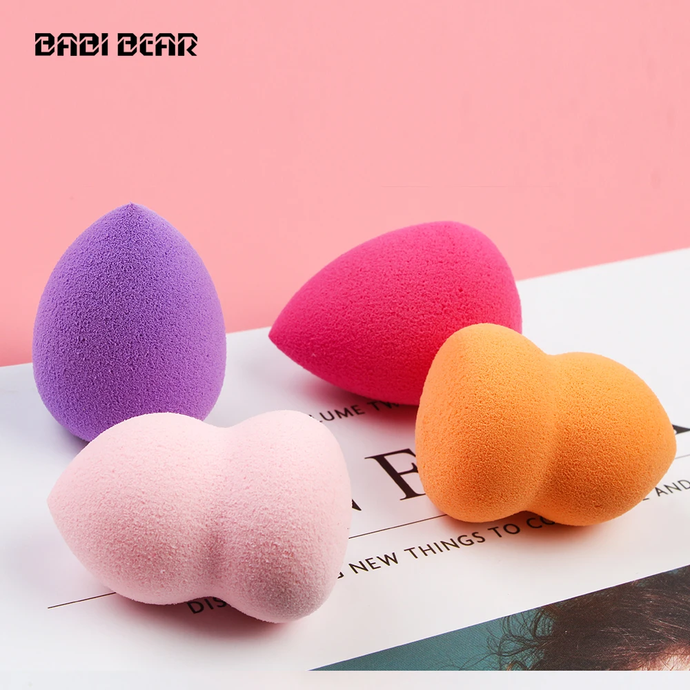 BABI BEAR 1/4 шт. основа губка для лица Косметика губ косметические спонжи красота