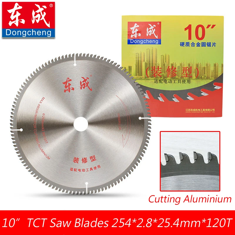 A + качество 10 "120 зубцов TCT циркулярная пила лезвия для резки алюминия 254*2 8*25 4 мм *