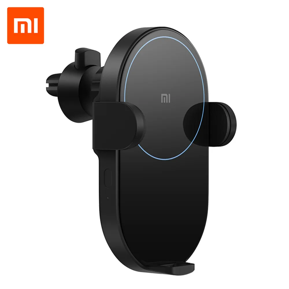 

Беспроводное Автомобильное зарядное устройство Xiaomi Mi 10/20 Вт Max Qi, электрическое автомобильное зарядное устройство с зажимом, стекло 2.5D, свет...