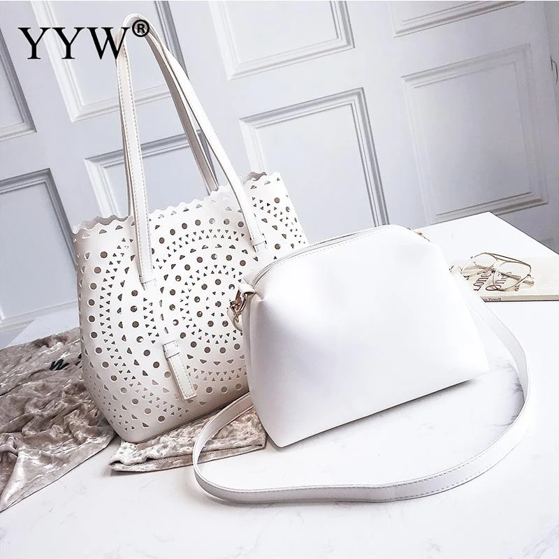 Ажурные сумки женская сумка на плечо белые женские Ручные Сумки из искусственной