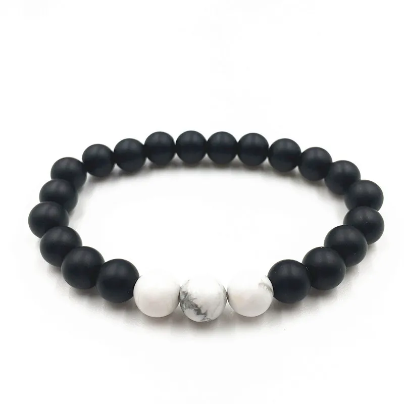 Творческий расстояние Браслеты Для женщин мужской браслет из бисера матовым