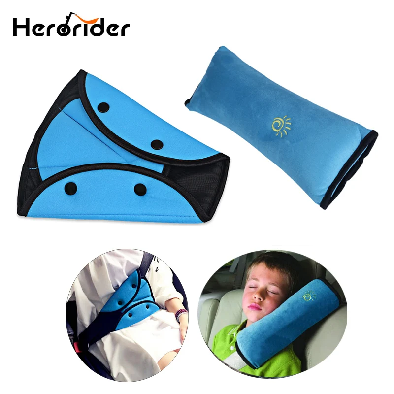 

1pcs Car Safe Fit Seat Belt Adjuster Car Safety Belt Adjust Device Triangle Baby Child Protection Baby Safety For Baby
