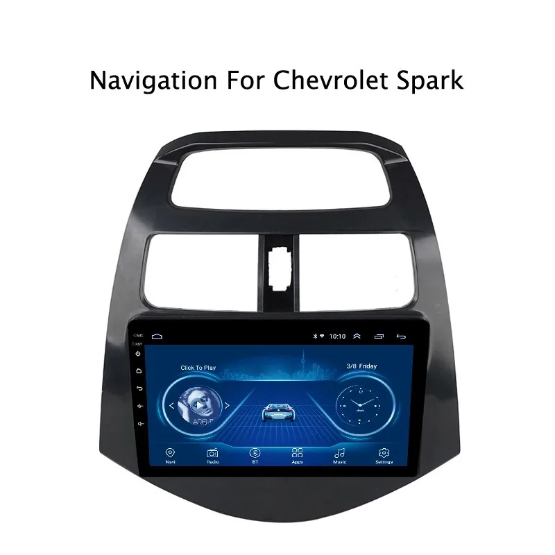 Ectwodvd 9 дюймов Andriod 8 1 Автомобильный gps навигация для Chevrolet Spark 2010 2011 2012 2014 DVD