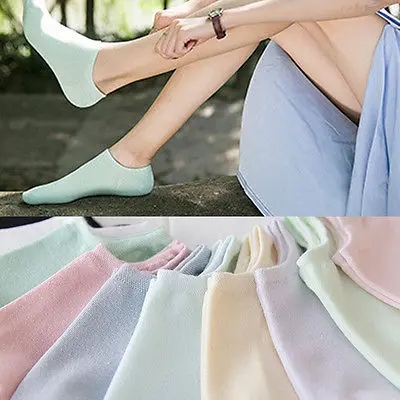 Носки тапочки носки для женщин Низкие хлопковые модные носки-башмачки