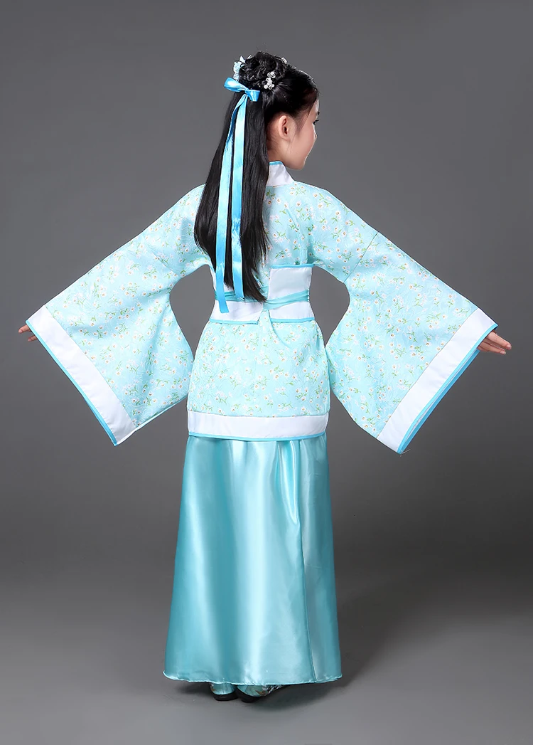 Новинка года; Детский костюм в китайском стиле; Hanfu Disfraz сказочное платье для девочек в стиле династии Тан; Королевское Платье принцессы Hanfu для выступлений