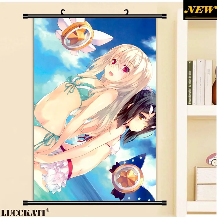 40X60 см судьба калейд лайнер prisma illya Судьба Ночь лоли cameltoe мультфильм аниме стены картину прокрутки холст живопись плакат