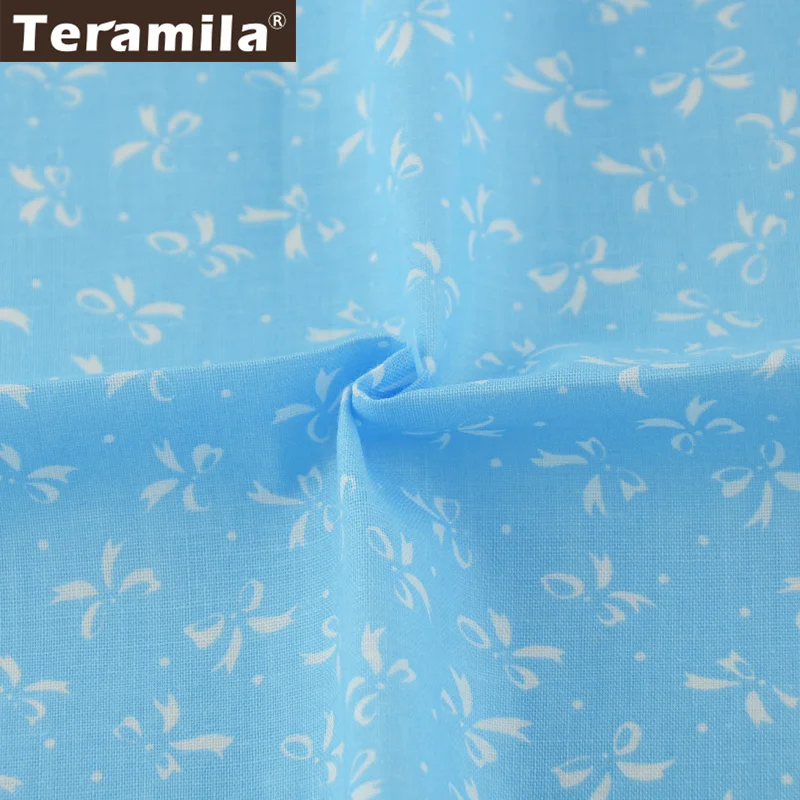 Teramila DIY для кукол Скрапбукинг Tela хлопковая простая ткань с бантом дизайн Небесно