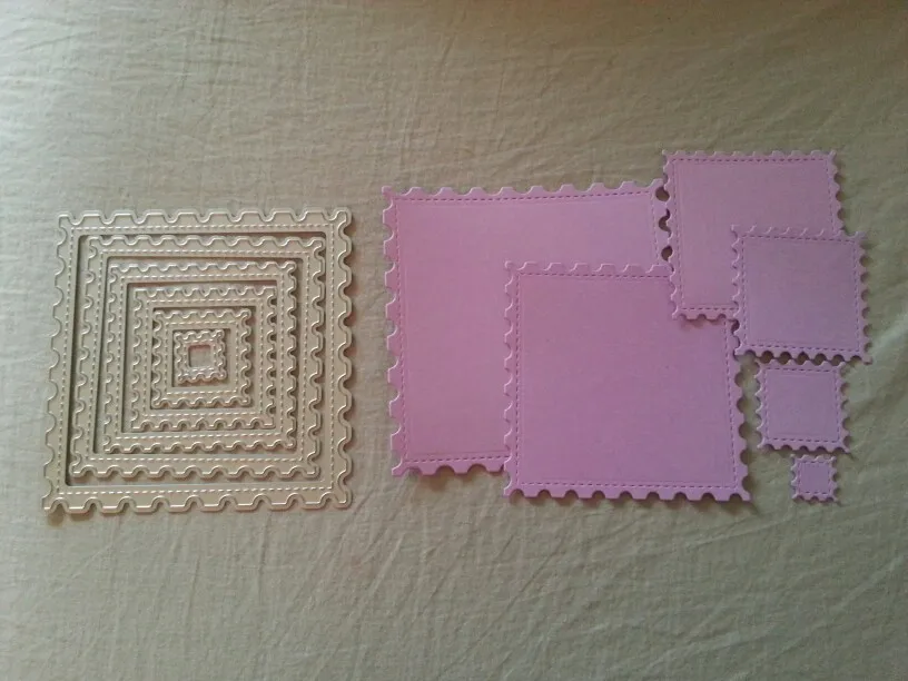 Металлическая квадратная рамка трафареты для резки полей сделай сам скрапбукинг