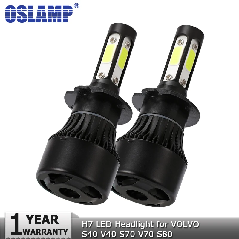Oslamp H7 Автомобильный светодиодный фары для авто Hi lo луч 100 Вт 10000lm автомобиля