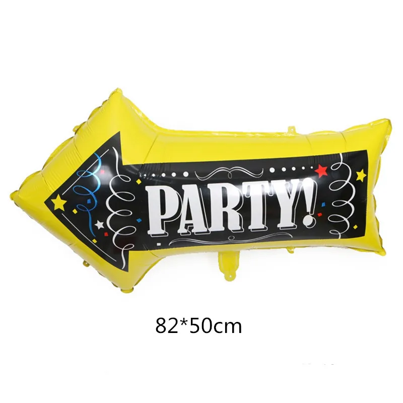 1 шт. вечерние воздушные шары с буквенным стрелком дорожный шар из алюминиевой
