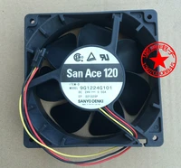 sanyo denki 9g1224g101 dc 24v 0 50a 120x120x38mm server cooling fan