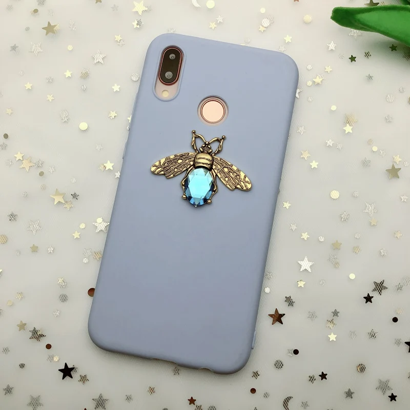 Милый мягкий ТПУ чехол ярких цветов с 3D Пчелой для Xiaomi 9T 8 A1 A2 lite 5X 6X Redmi 7 4X5 Plus 6A S2 Note 4X4 5 7Pro Redmi GO K20