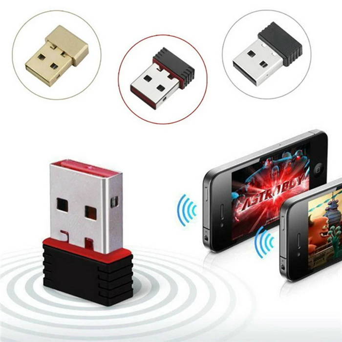 150 Мбит/с MTK7601 usb wifi прямые Адаптеры USB 2 0 высокомощный мини Wifi ключ | Компьютеры и