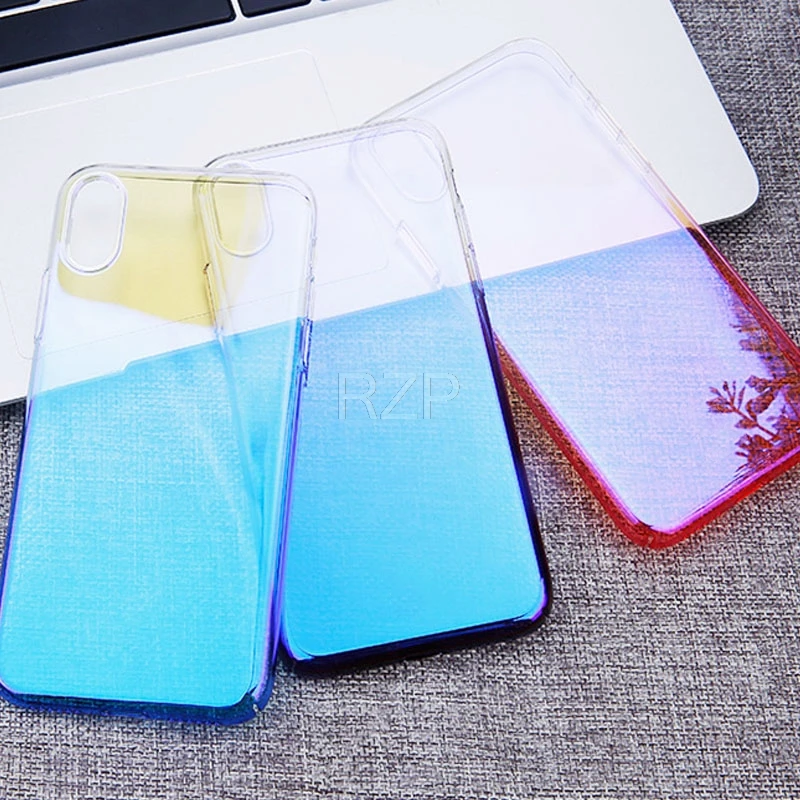 Жесткий чехол RZP из поликарбоната для Apple iPhone X XS XR Max 5 5s SE 6 6s 7 8 Plus бампер 10 Чехлы