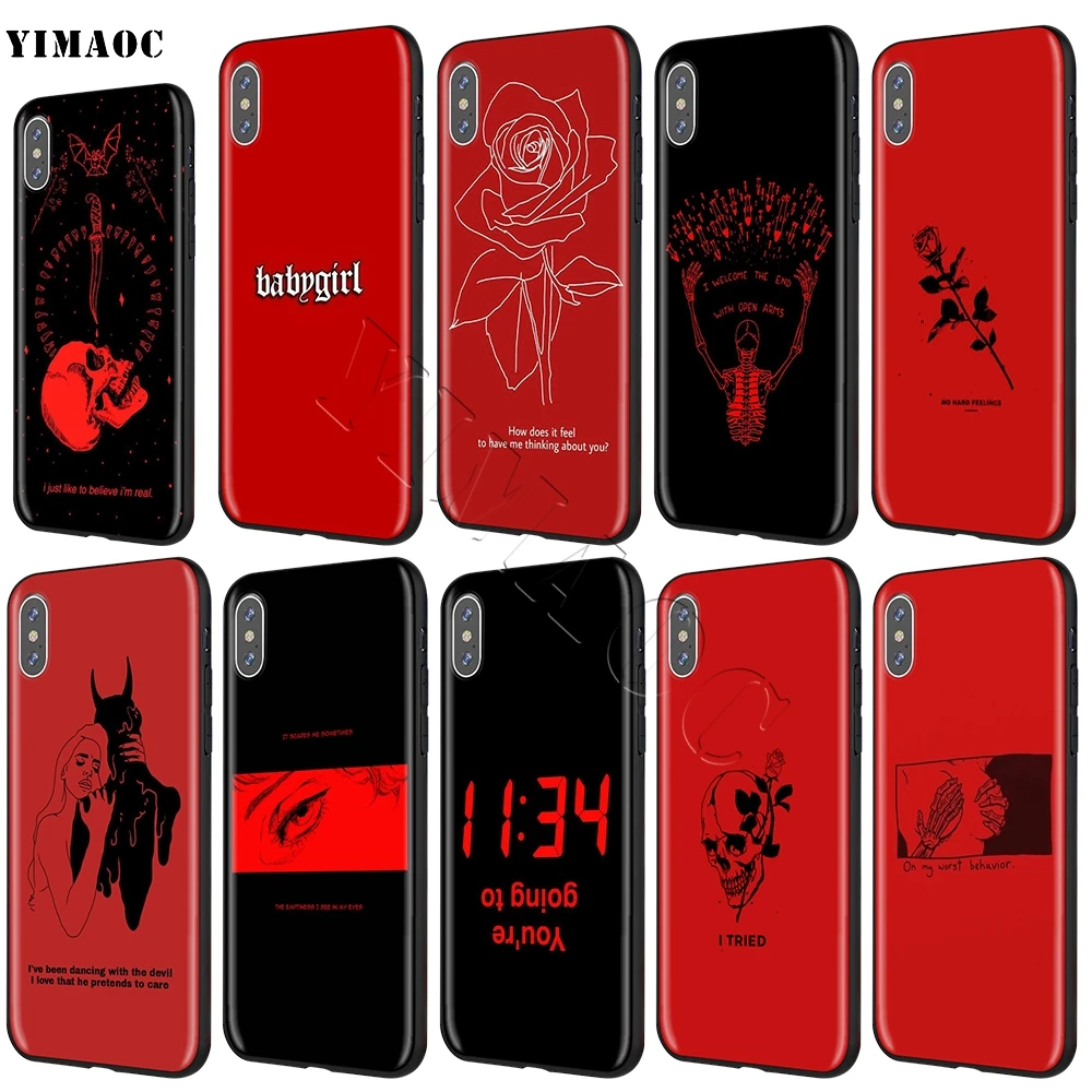 Мягкий чехол YIMAOC для Apple iPhone SE 2020 5 5s 6 6s 7 8 Plus XR X Xs 11 12 Pro Max mini|Бамперы| |