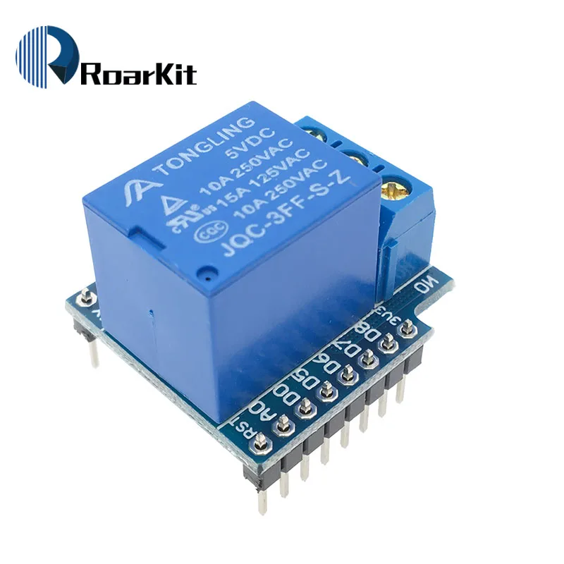 Релейный Щит для Wemos D1 один канал мини модуля реле платы разработки Arduino ESP8266 1