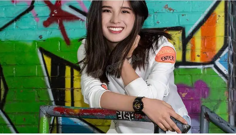 CASIO Часы BABY-G серии женские наручные часы BA-110-1A водонепроницаемый светодиодный спортивные часы Relogio часы подарок высокое качество ударопрочный
