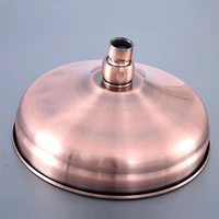 modern style 8 inch head shower wall mounted antique red copper finish bathroom round rain shower head zsh258