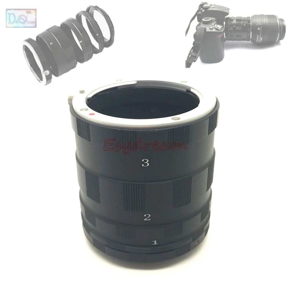 Макро удлинительная трубка 3 кольца для Sony Alpha Minolta MA AF объектив камеры A900 A99 A65 A77 A700