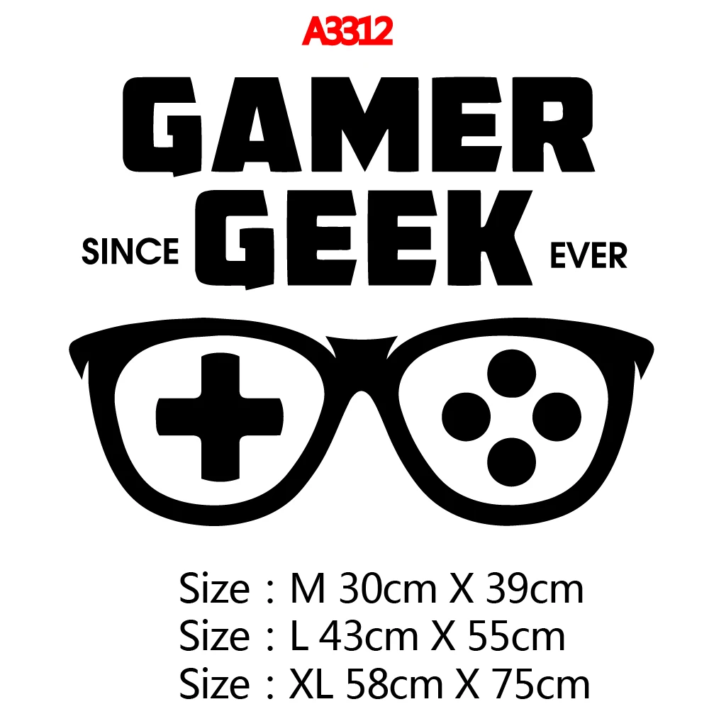 Newgamer geek настенные стикеры Самоклеющиеся Виниловые водонепроницаемые
