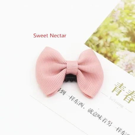 

Free shipping 300pcs Small Wisp Hair Bow Sweet Hairbow for little Kids