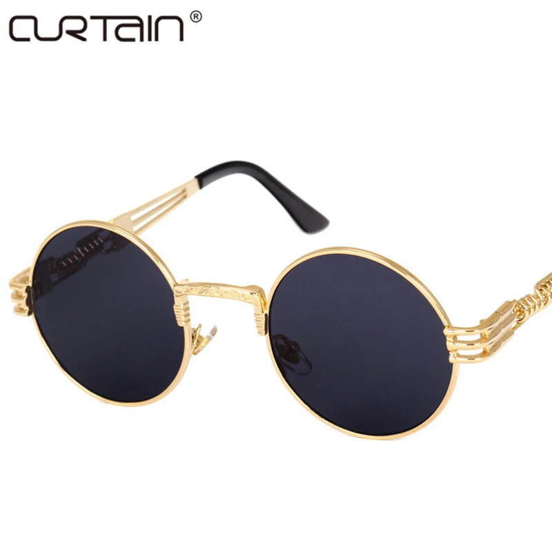 Готические солнцезащитные очки в стиле стимпанк для мужчин и женщин