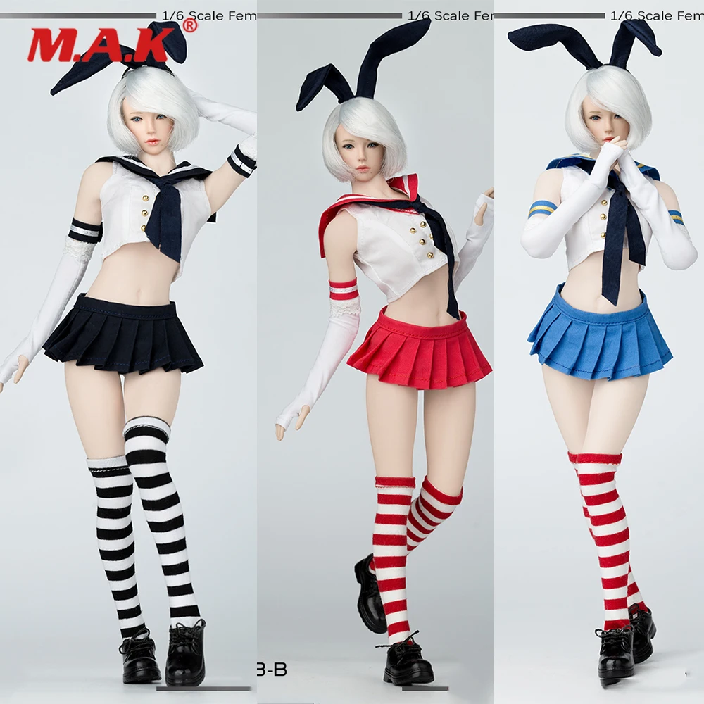 Косплей масштаб 1/6 Сексуальная Женская фигурка одежда MM013 двухмерный матросский