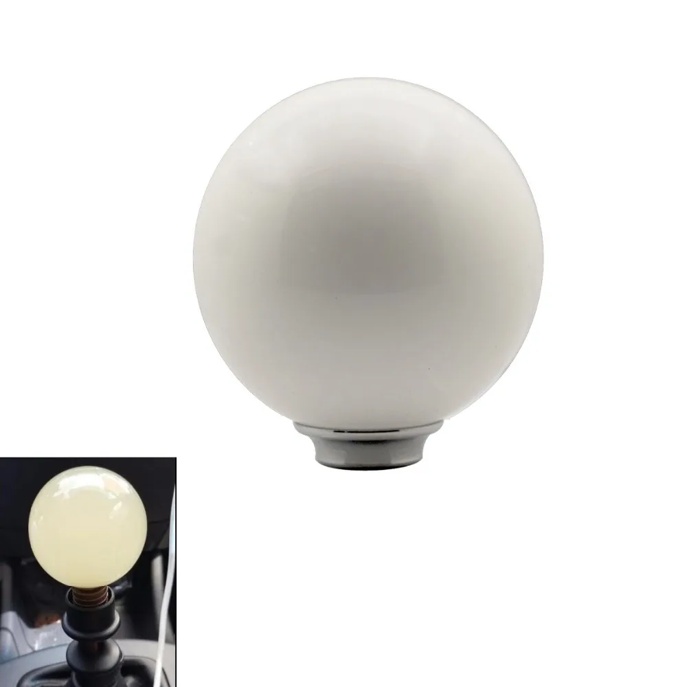 

Рычаг переключения передач с Белым Круглым шариком, автоматическая ручка переключения передач, подходит для большинства транспортных сред...