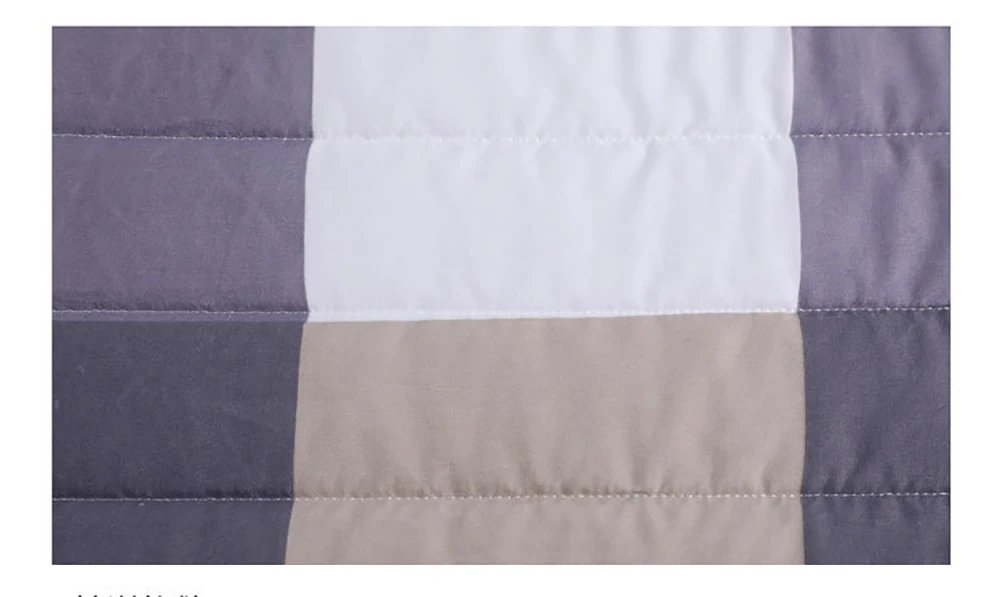 Summer Cotton Blend Quilt Quilted Soft Breathable Air Condition Quilts Blanket Thin Stripe Plaid Comfortfer Bed Cover Bedding