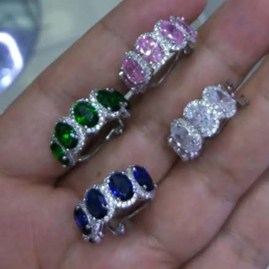 XB492 Luxury Designer Fashion 925 Sterling Silver Jewelry P Zirconia snake separately Ring Earring/Pendant Set | Украшения и