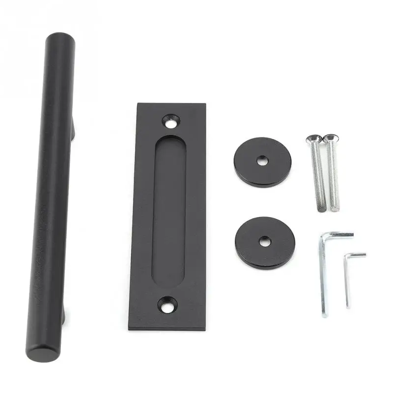 Heavy Duty Door Handle Carbon Steel Pull For Sliding Barn Closet Wooden Gate Hardware Accessories | Обустройство дома