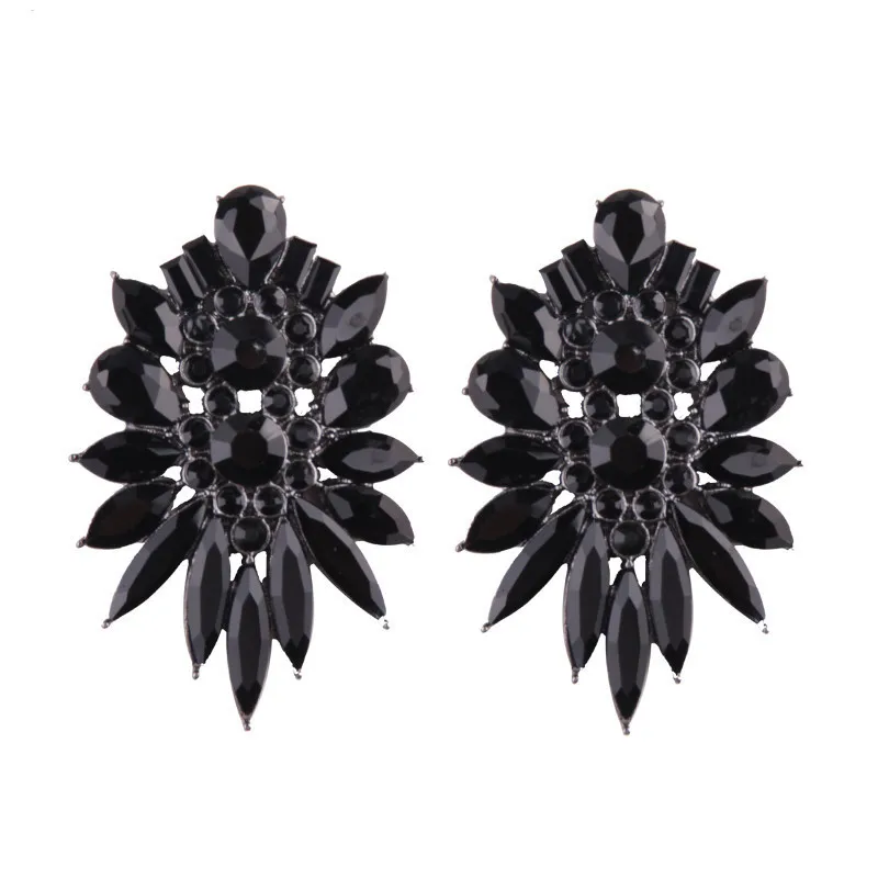 Girlgo Лидер продаж Bijoux Кристалл Геометрическая Серьги-гвоздики для Для женщин Подарки себе Винтажные серьги ювелирные изделия Новая мода Дизайн Boho