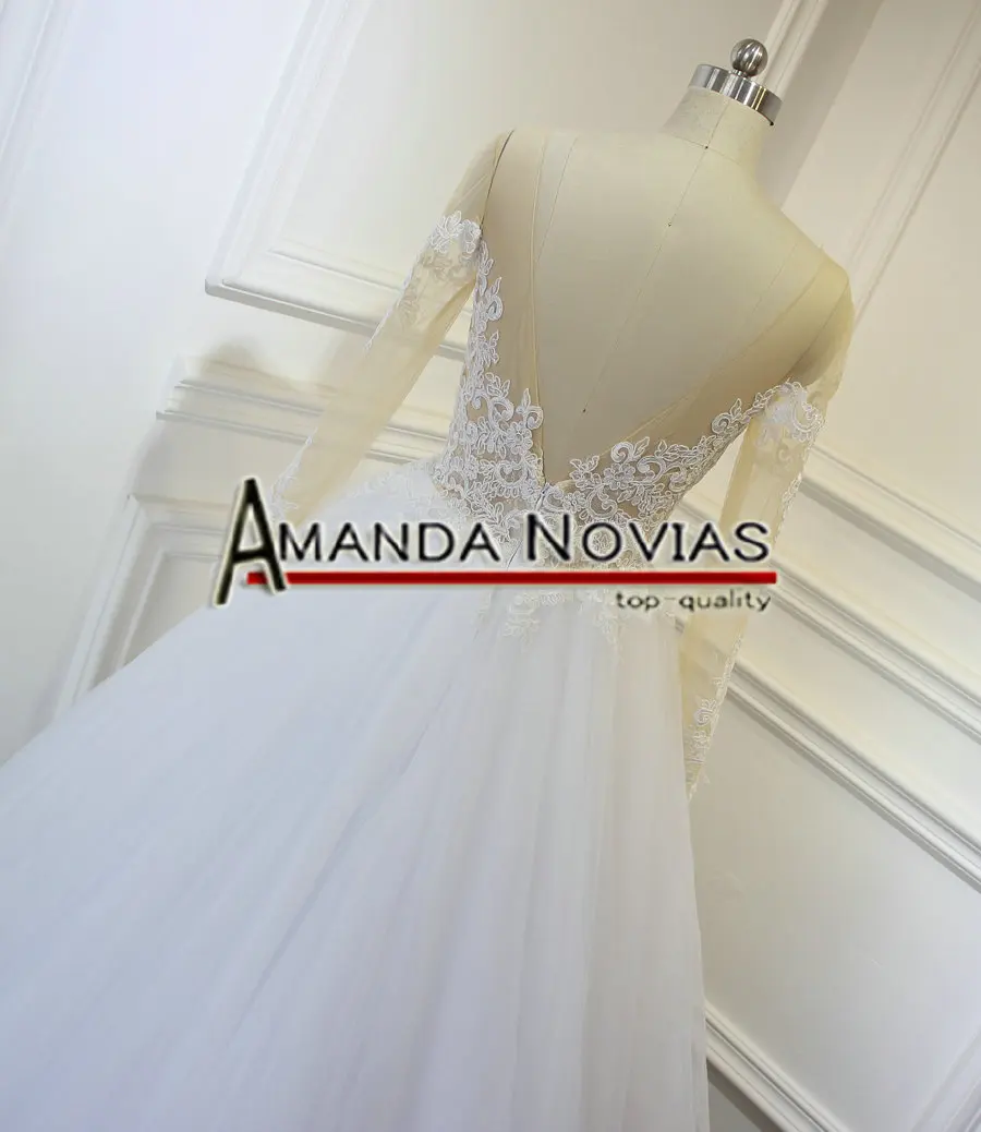 Новинка 2019 кружевной топ Аманда новиас простое Тюлевое свадебное платье А
