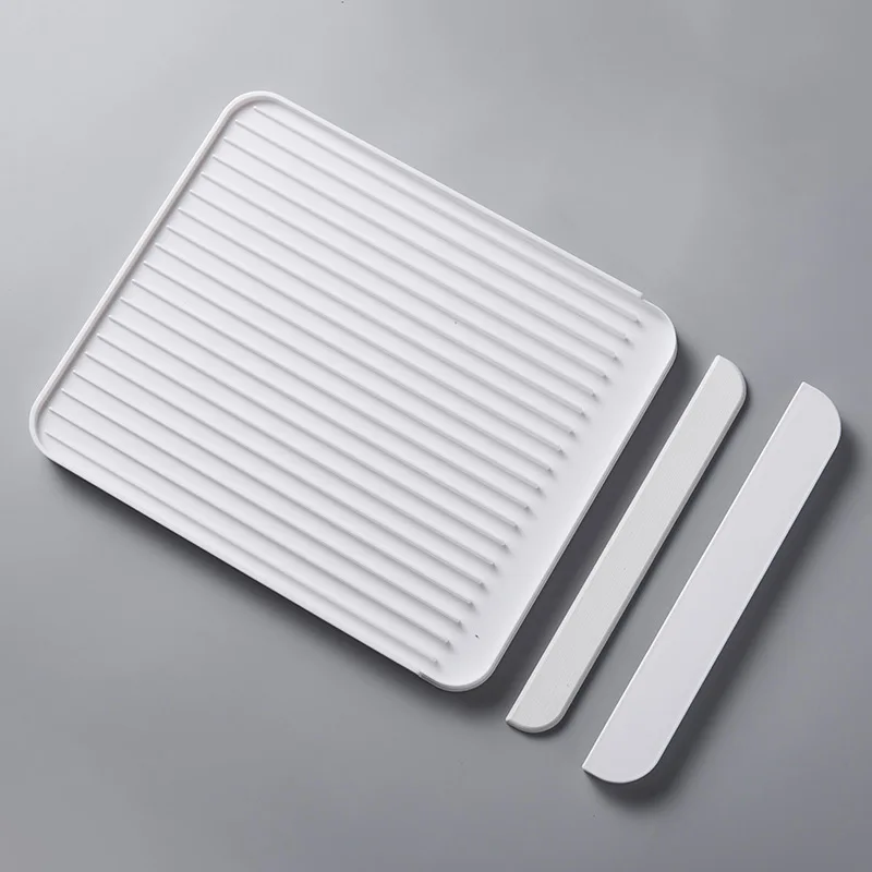 

1Pcs Storage Drain Tray ABS+Diatom Mud Material Home Kitchen Water Cup Tableware Fruit Drip Dish Drying Rack Kitchen Gadget h2