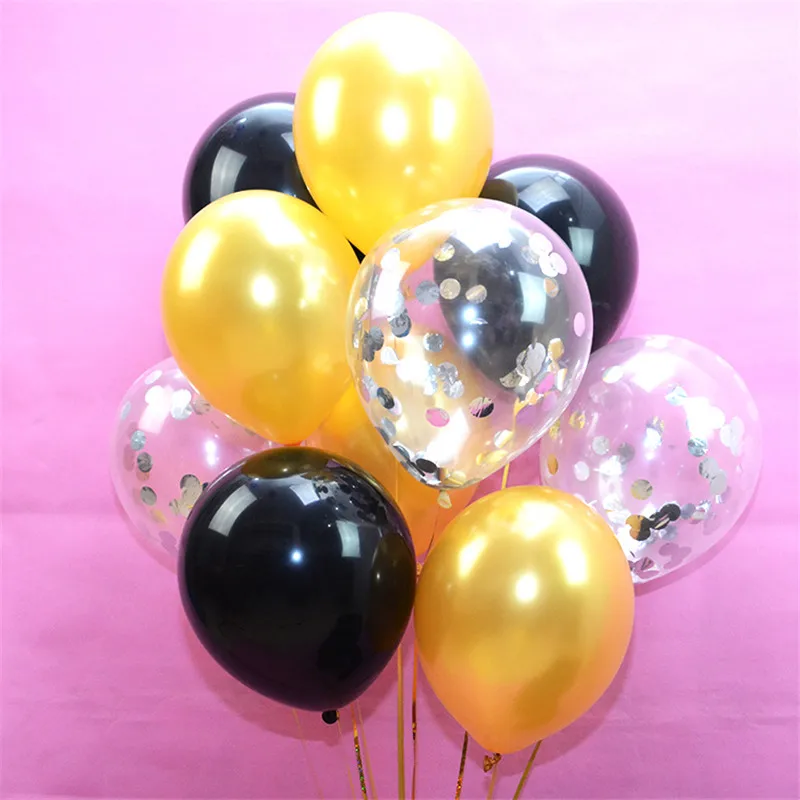 10pcs Confetti Ballon Bouquet 12&quot Latex Balloon Sets Toy Globos Babyshower Birthday Wedding Party Supplies Decoration | Дом и сад