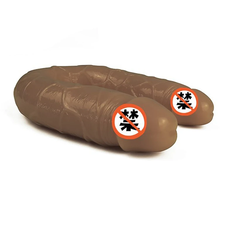 Female Double-head Simulation Penis Adult Products Masturbation Device Silicone Double-headed Snake GM-20 | Красота и здоровье