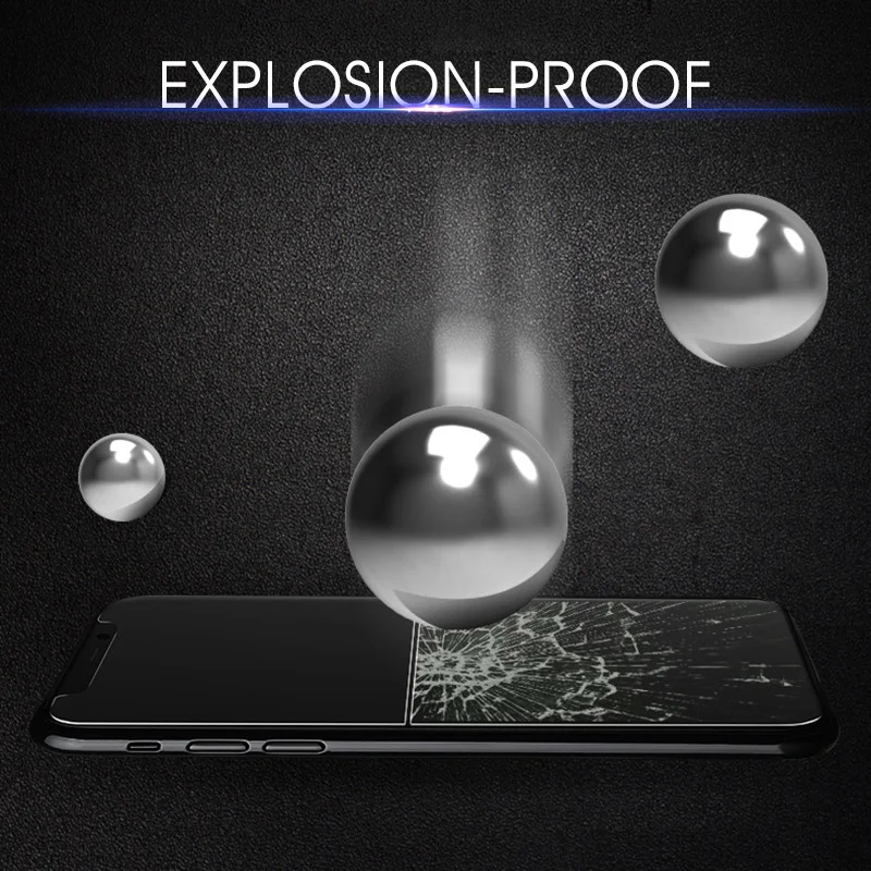 10 шт. 5D изогнутая прозрачная закаленная стеклянная пленка для iphone X Премиум